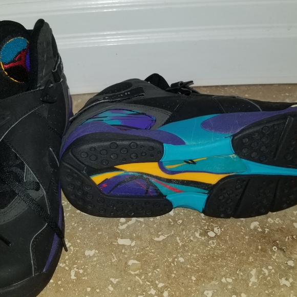 Air Jordan 8 VIII Original Aqua Black size 11 neve - Picture 4 of 7